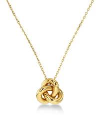 Edblad - Infinity Knot Necklace S Gold