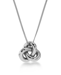 Edblad - Infinity Knot Necklace L Steel