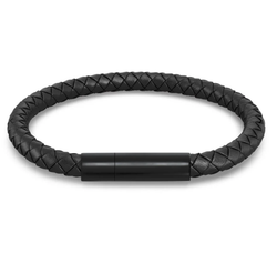 Edblad - Franky Bracelet Leather Black Black