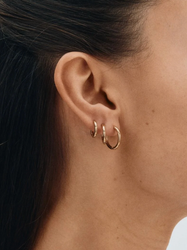 Edblad - Triple Pair Hoops Gold