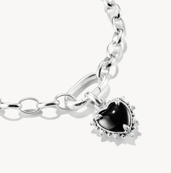 Thomas Sabo -  VINTAGE-HJÄRTA SVART CONNECT SILVER