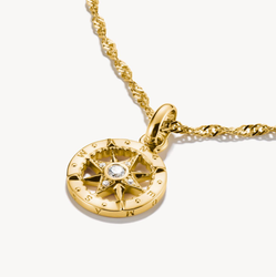 Thomas Sabo -  KOMPASS MED STENAR CONNECT GULDPLÄTERAD