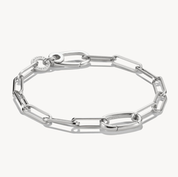 Thomas Sabo - ARMBAND PAPERCLIP MED EN CONNECT-LINK SILVER