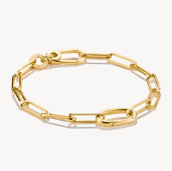 Thomas Sabo - ARMBAND PAPERCLIP MED EN CONNECT-LINK GULDPLÄTERAD