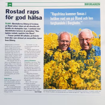 Rostade rapsfrön
