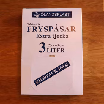 Fryspåsar 100 st, 3-liter