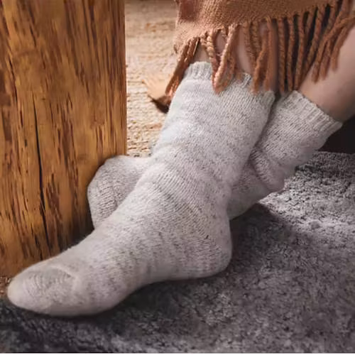 Sköna raggsockor med frottéinsida.