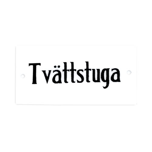 REA! Skylt 'Tvättstuga'