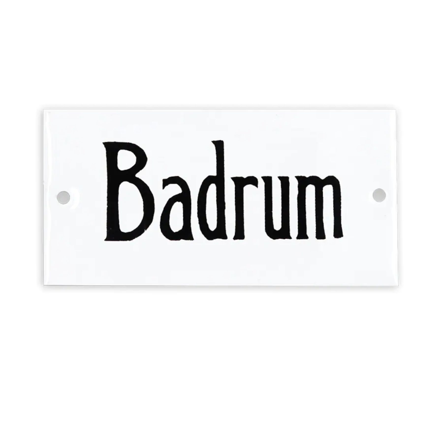REA! Skylt 'Badrum'