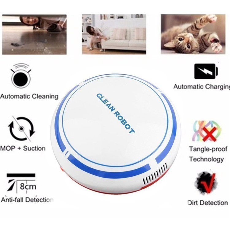 Automatisk Smart Robot Dammsugare Robotdammsugare