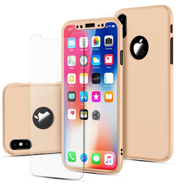 360 Skal till iPhone 5 Stötsäkert skydd + glas - Svart