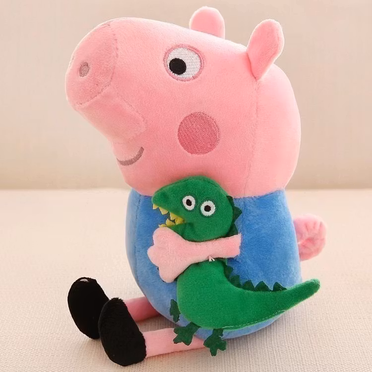 Greta Gris Peppa Pig Gosedjur Familj Set Deluxe