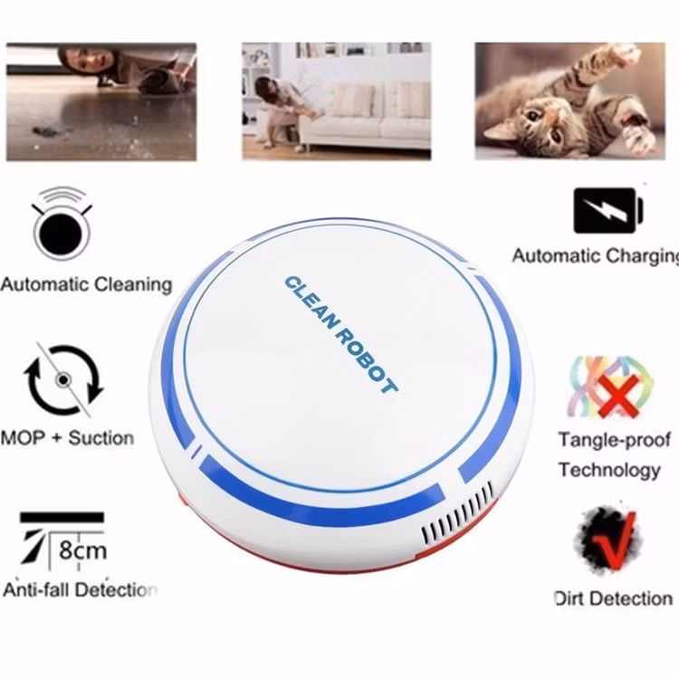 Automatisk Smart Robot Dammsugare Robotdammsugare