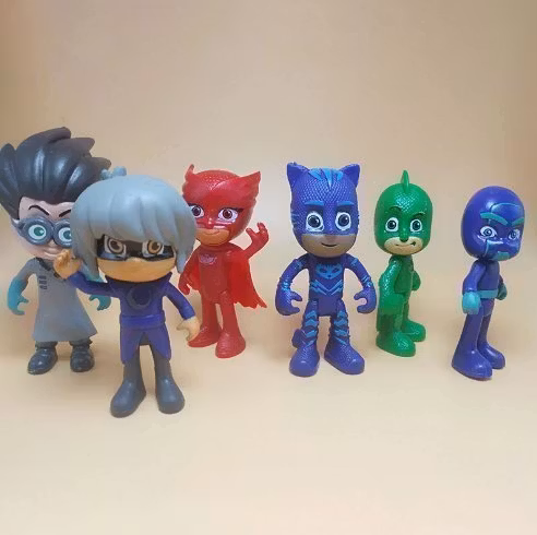 Pj Masks Pyjamashjältarna Figurer Leksaker Deluxe Catboy Owlette Gekko Romeo