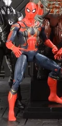 6 st Marvel Action Figurer Spiderman Iron Man Captain America Hulk mm  Deluxe 2019