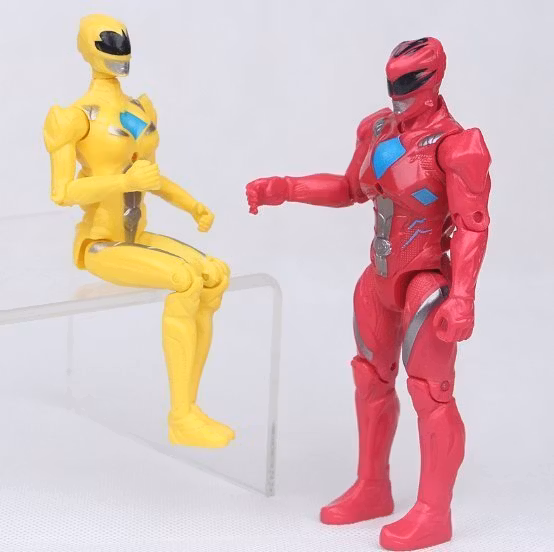 Power Rangers Leksak Deluxe Action Figurer LED