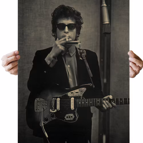 Bob Dylan poster vintage affisch wallpaper tapet