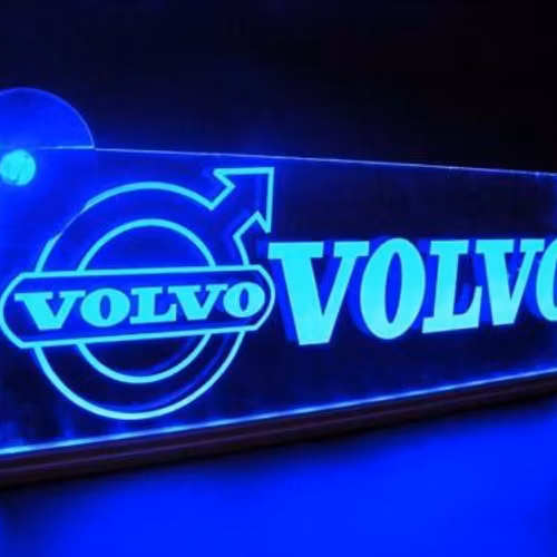 12 V VOLVO LED NEON LJUS SKYLT BIL LASTBIL