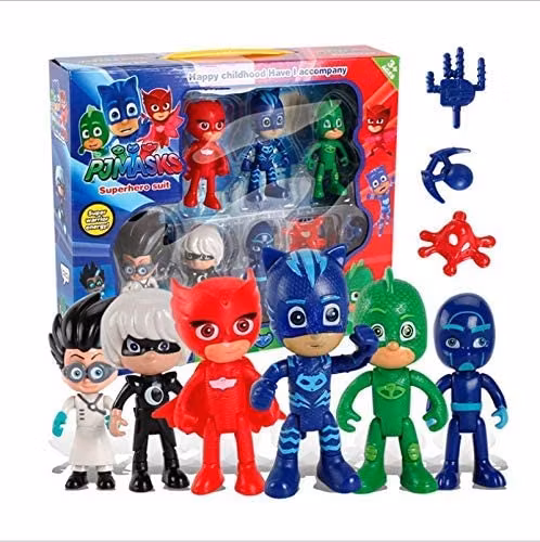 Pj Masks Pyjamashjältarna Figurer Leksaker Deluxe + Box