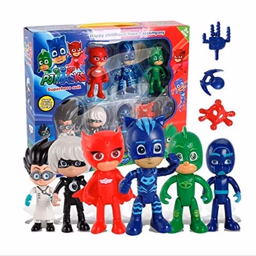 Pj Masks Pyjamashjältarna Figurer Leksaker Deluxe + Box