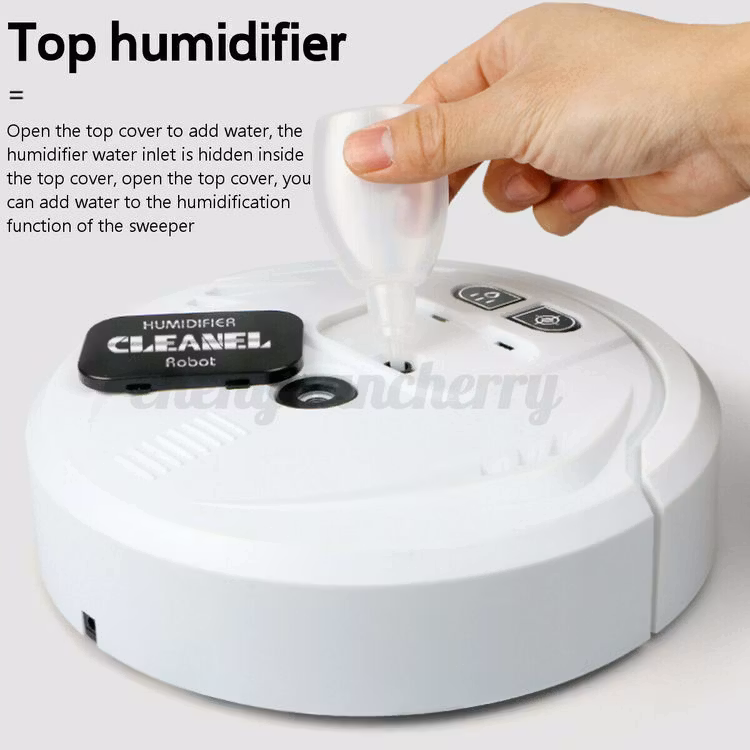 Smart automatisk robotdammsugare UV Desinfektion Moppning