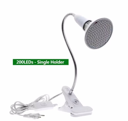 LED Växtlampa med Nasa Teknologi E27 200 LED