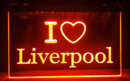 LIVERPOOL BAR LED NEON LJUS SKYLT LIGHT SIGN NR