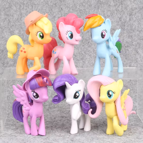 6-pack My Little Pony Deluxe Figurer Set