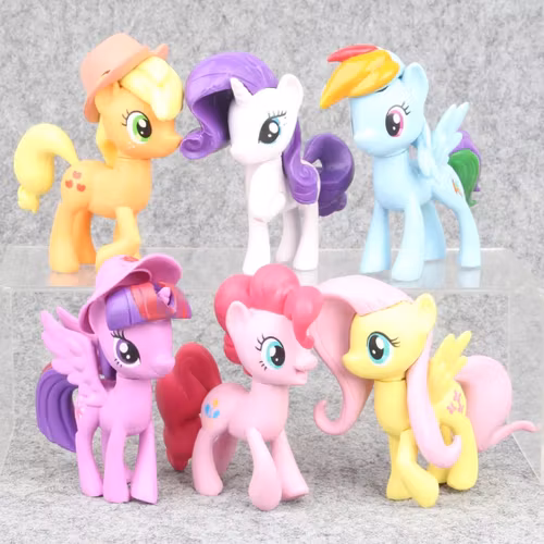 6-pack My Little Pony Deluxe Figurer Set