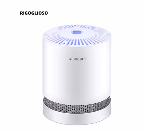 RIGOGLIOSO Luftrenare För Hemmet Kontor True HEPA Filters Kompakt Desktop Air Purifier Filtrerar med Natt Mode Air Cleaner GL2109