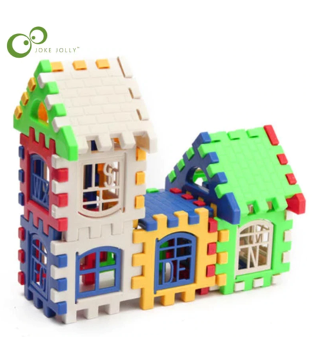 24 st Bygg Block Pussel Barn 3D Puzzle