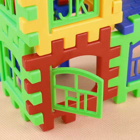 24 st Bygg Block Pussel Barn 3D Puzzle