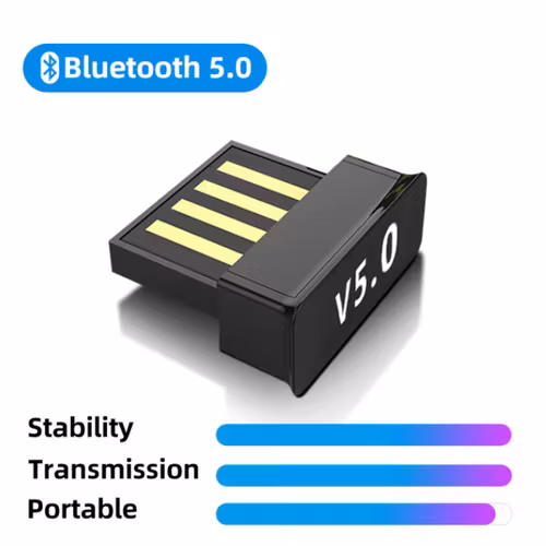 USB-adapter med Bluetooth 5.0 Transmitter Musik PC Tangentbord Skrivare Smartphone