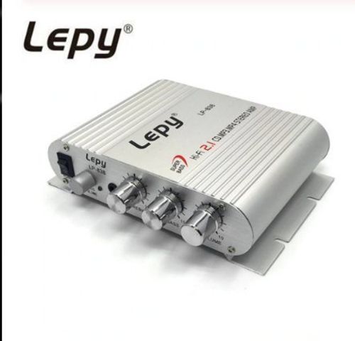 LP-838 Portable Power Amplifier Hi-Fi 2.1 Car Auto Motor Bass Ljudförstärkare