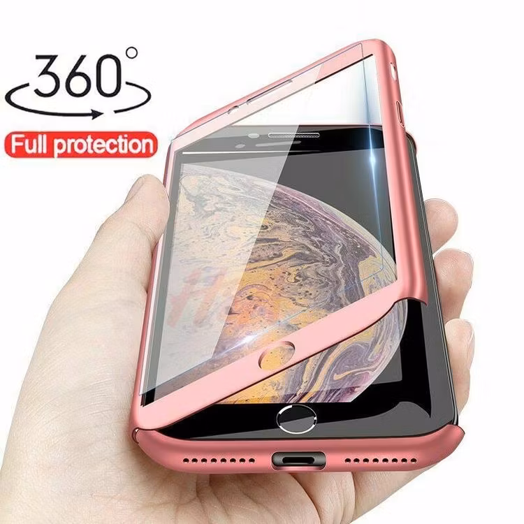 360 Skal till iPhone SE Stötsäkert skydd + glas