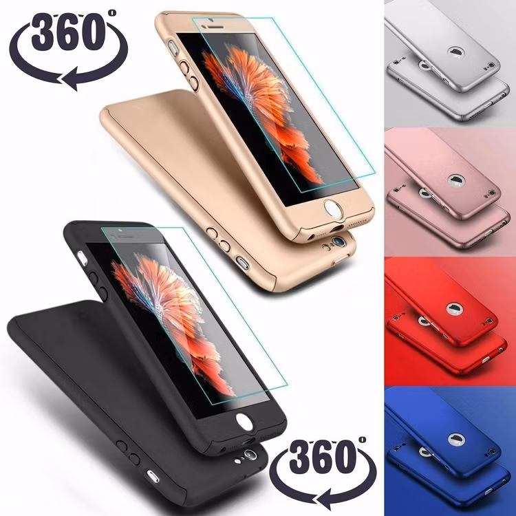 360 Skal till iPhone SE Stötsäkert skydd + glas