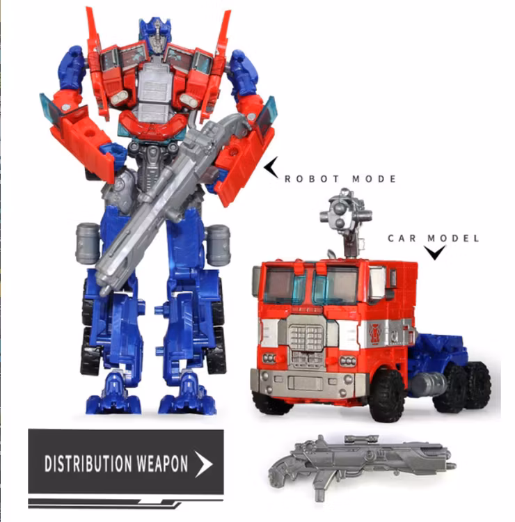 Transformers Figurer Optimus Prime Bubble Tank Police Robot