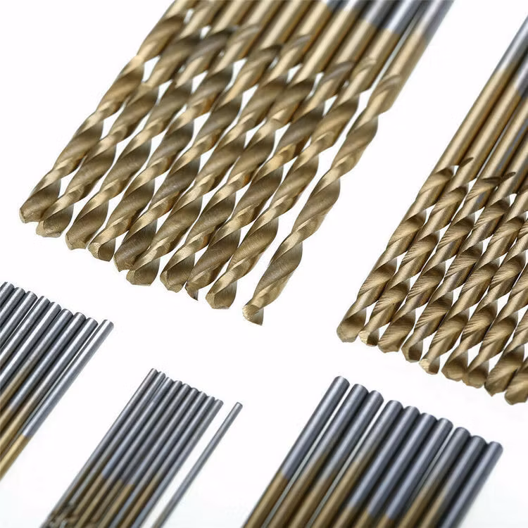 50 st Set STS HSS Borrsats Koboltborrbitar HSS-Co För hårdmetall rostfritt stål 1mm-3mm