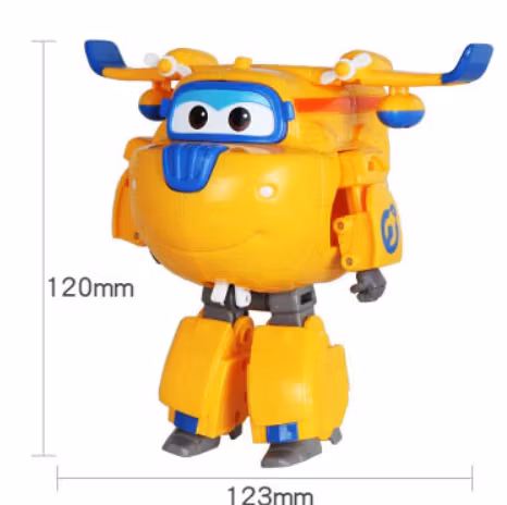 ABS Mästerflygarna Leksak Figur Flygplan Actionfigurer Robot Transformation Anime - Donnie
