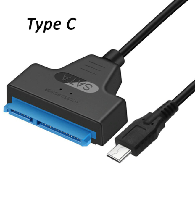 Congdi USB SATA 3 Kabel Cable Sata Adapter Till USB 3.0 Upp Till 6 Gbps Support 2.5Inch External SSD HDD Hard Drive 22 Pin Sata III A25 2.0