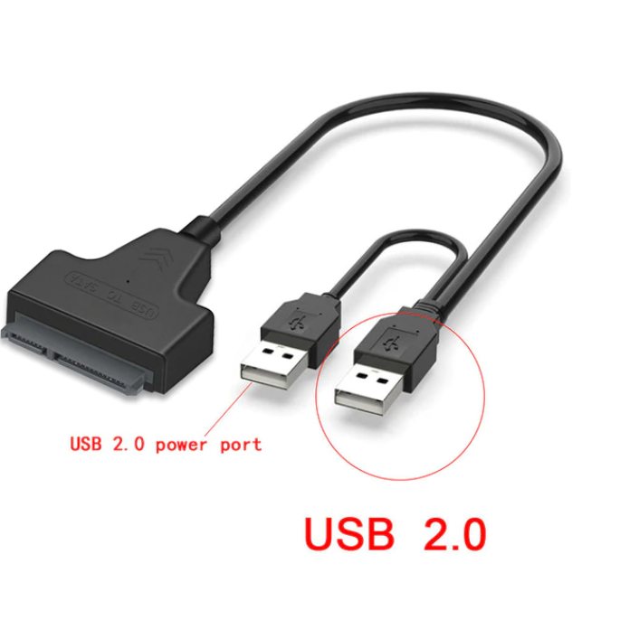 Congdi USB SATA 3 Kabel Cable Sata Adapter Till USB 3.0 Upp Till 6 Gbps Support 2.5Inch External SSD HDD Hard Drive 22 Pin Sata III A25 2.0