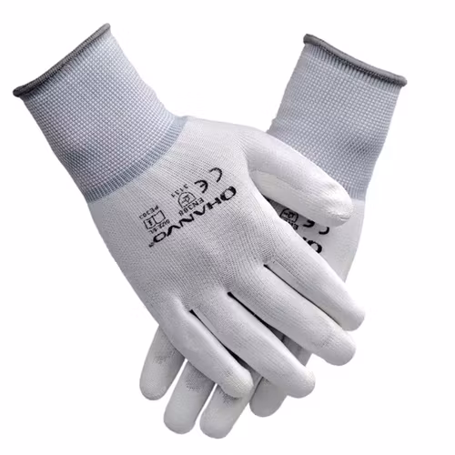 10 par PU Nitril Säkerhetsbeläggning Arbetshandskar Nitrilfoam belagda handskar Mekaniska Arbetshandskar