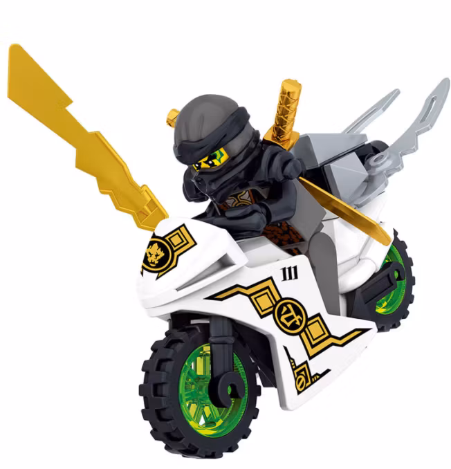 8-Pack Ninjago leksaksfigurer kompatibel med Ninjago Minifigurer Ninja ZANE Lloyd Mini Cijfers Blokken