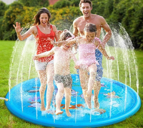 Sommar Barn Vatten Spel Lekmatta Barn Utomhus Vattenmatta För Barn Pool Spel Leksak Vatten Leksaker
