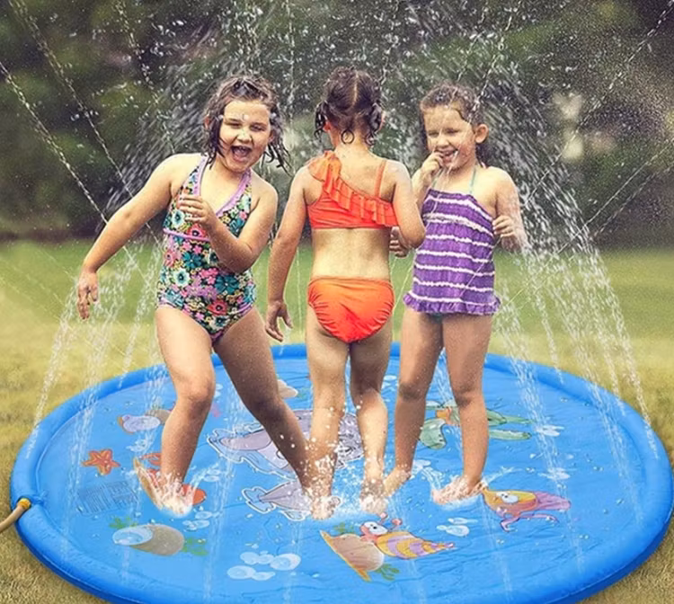 Sommar Barn Vatten Spel Lekmatta Barn Utomhus Vattenmatta För Barn Pool Spel Leksak Vatten Leksaker