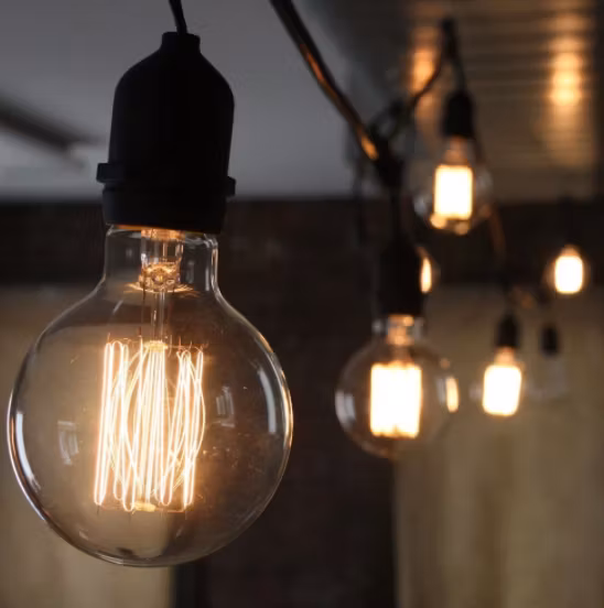 Retro Edison Glödlampa E27 220V 40W ST64 G80 G95 G125 Ampull Vintage Edison Heminredning