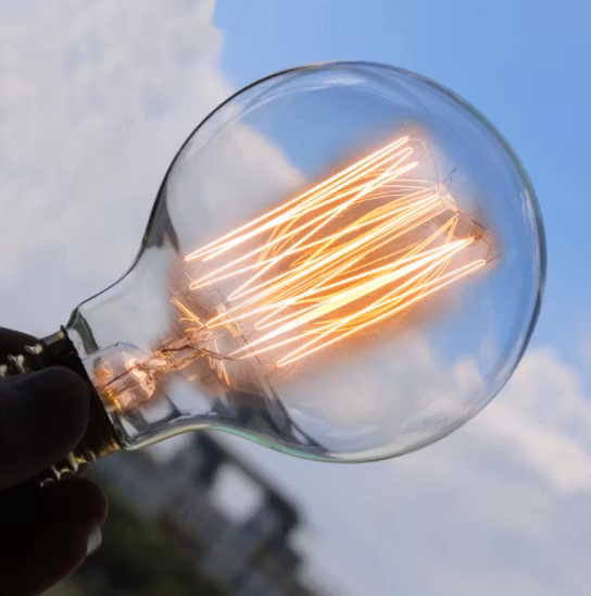 Retro Edison Glödlampa E27 220V 40W ST64 G80 G95 G125 Ampull Vintage Edison Heminredning