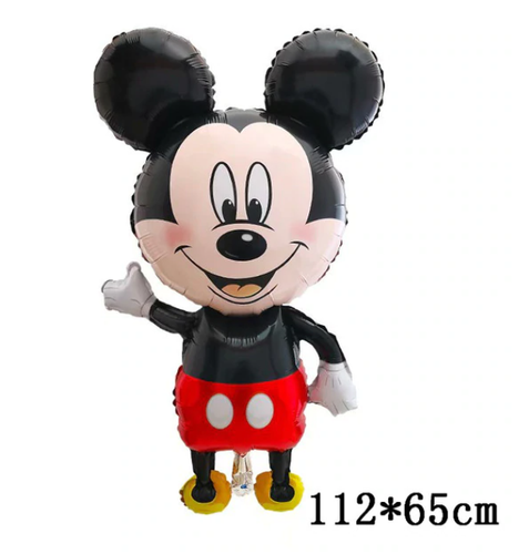 Stor Jätte Musse Pig och Hans Vänner Mickey Minnie Mouse Ballong Disney Tecknad Folie Baby Födelsedagsfest Dekorationer Barn Presenter