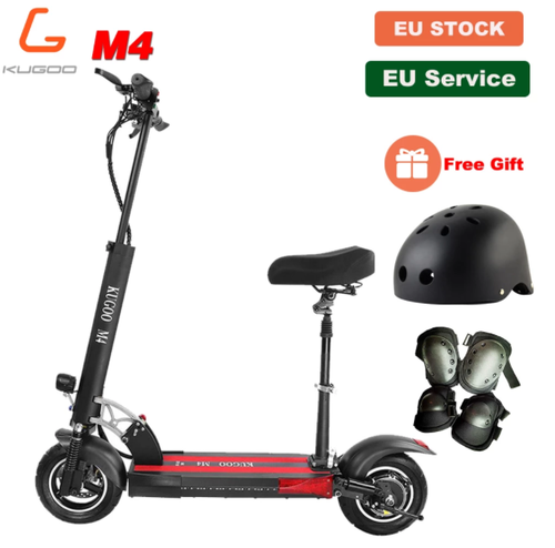 Elektriskt Scooter 500W Motor 45 KM / H eScooter Skivbroms Sparkcykel med Säte