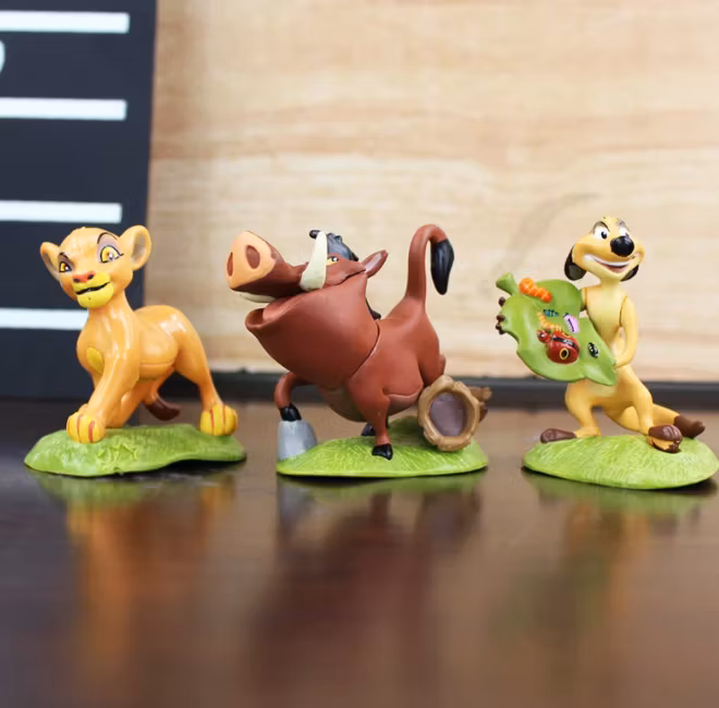9-Pack Lejonkungen Figurer Deluxe